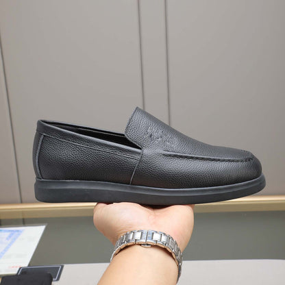 Damen Mokassinschuhe Leder Bequem Rutschfest