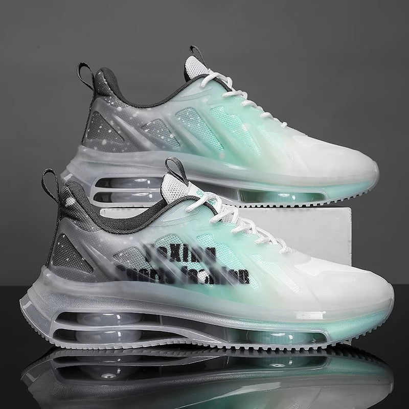 Damen Sneaker LED Beleuchtung Sportlich Transparent