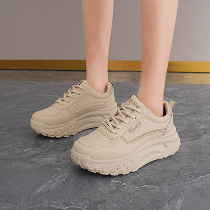 Damen Sneaker Sportschuhe Laufsohle Weich Modisch