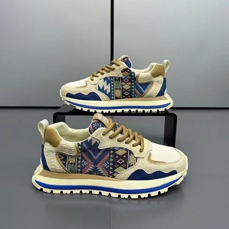 Damen Sneaker Sportlich Geometrisches Design