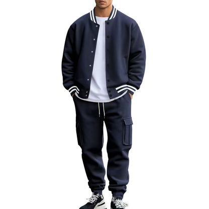 Bequemes Herren Sweater Jogginghose Set Stilvoll Modern
