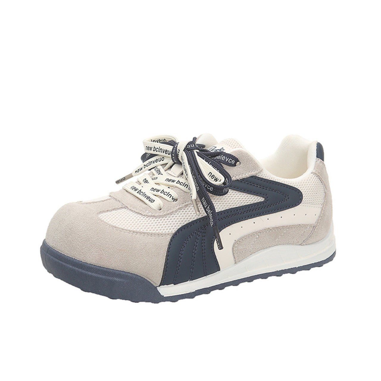 Damen Sport Schuhe Wildleder Schnürschuhe Modern