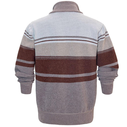 Herren Strickjacke Modern Sportlich Reißverschluss