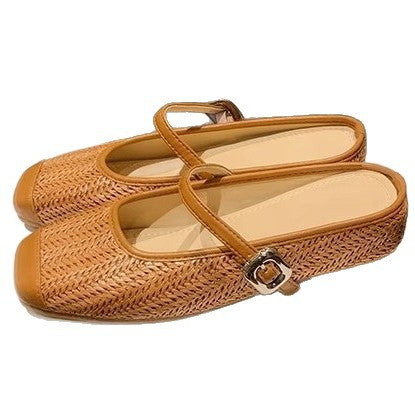 Damen Ballerinas Elegante Riemchen Schuhe Modern