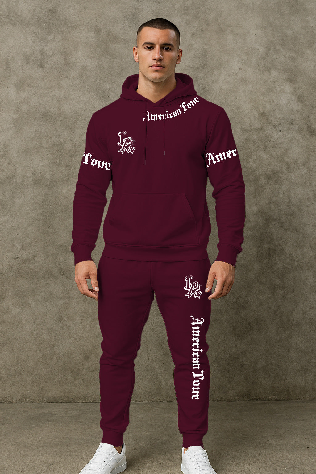 Herren Hoodie Set Jogginghose Streetwear Sportlich