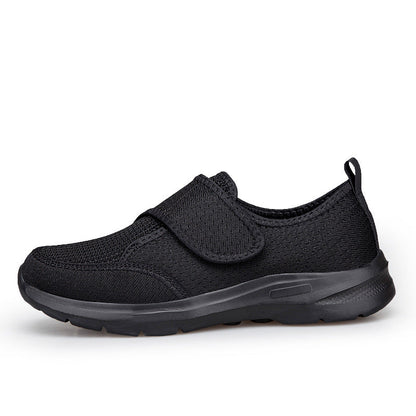 Damen Sneaker Atmungsaktiv mit Klettverschluss Bequem Sportlich