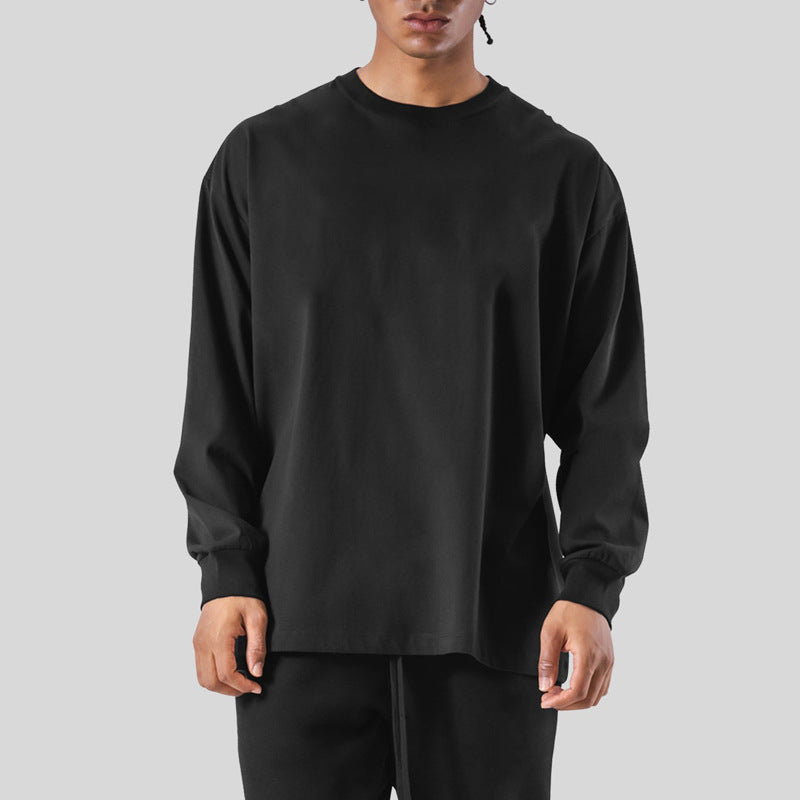 Herren Langarmshirt Leicht Atmungsaktiv Komfort
