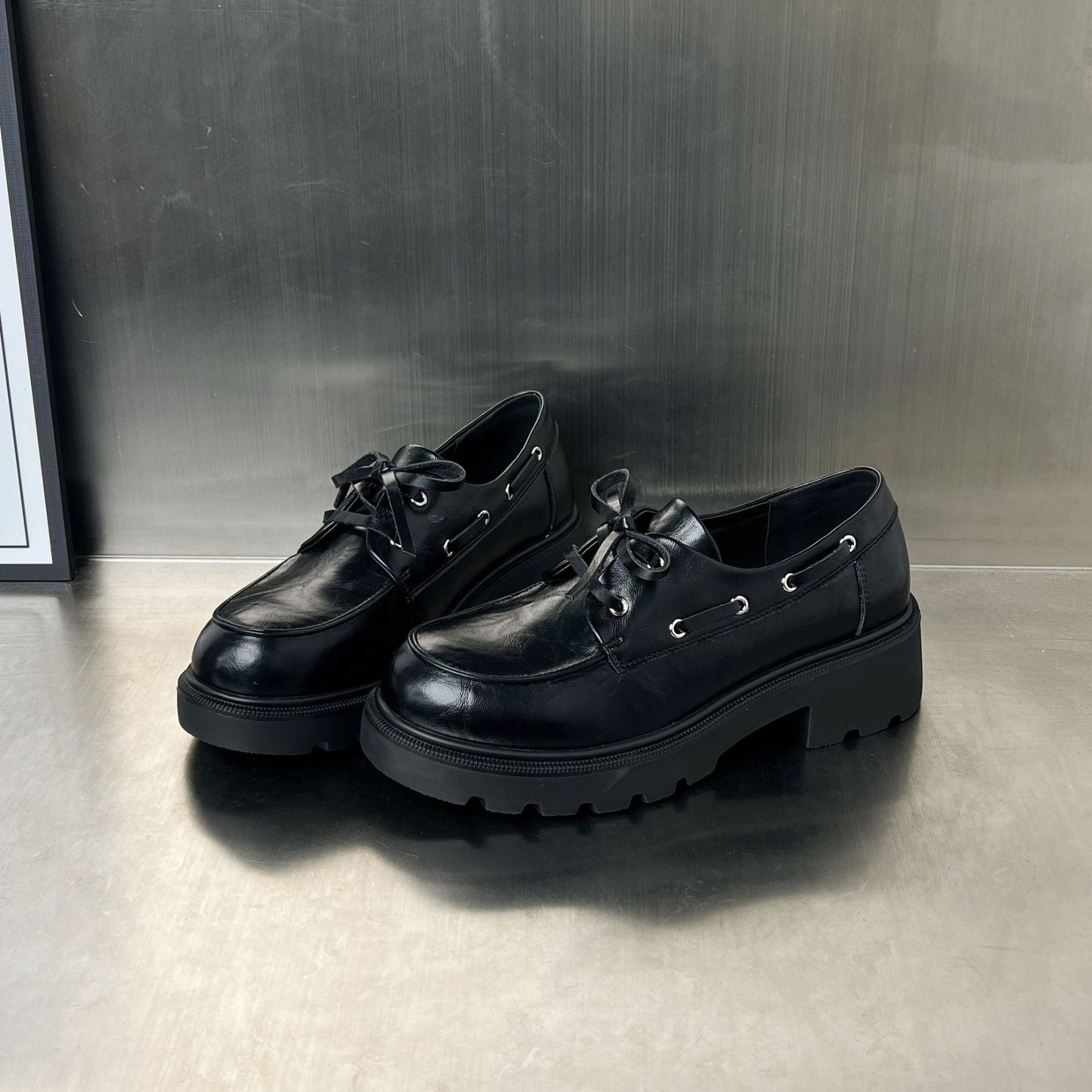 Damen Plateau Schuhe Hochzeitsschuhe Elegant Schnürbar - BerlinGlamour