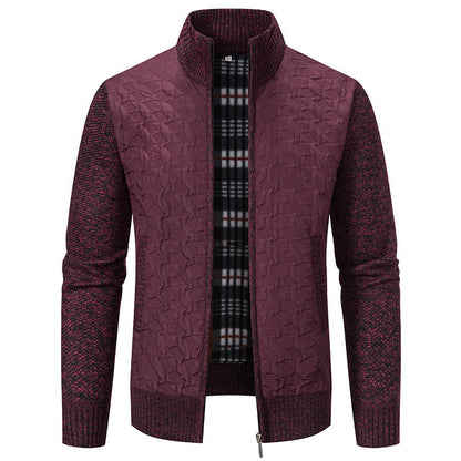 Herren Übergangsjacke Steppweste Hochkragen Warm