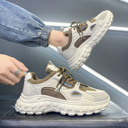 Damen Sneaker Sportlich Chunky mit Dämpfung Rutschfest