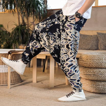 Herren Haremshose Komfort Orient-Style Bequem - BerlinGlamour