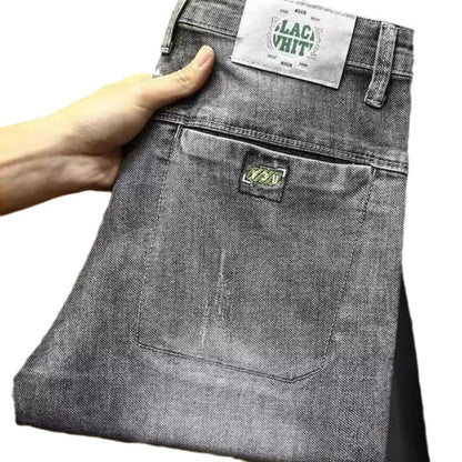 Herren Jeans Used Look Slim Fit Darkwash