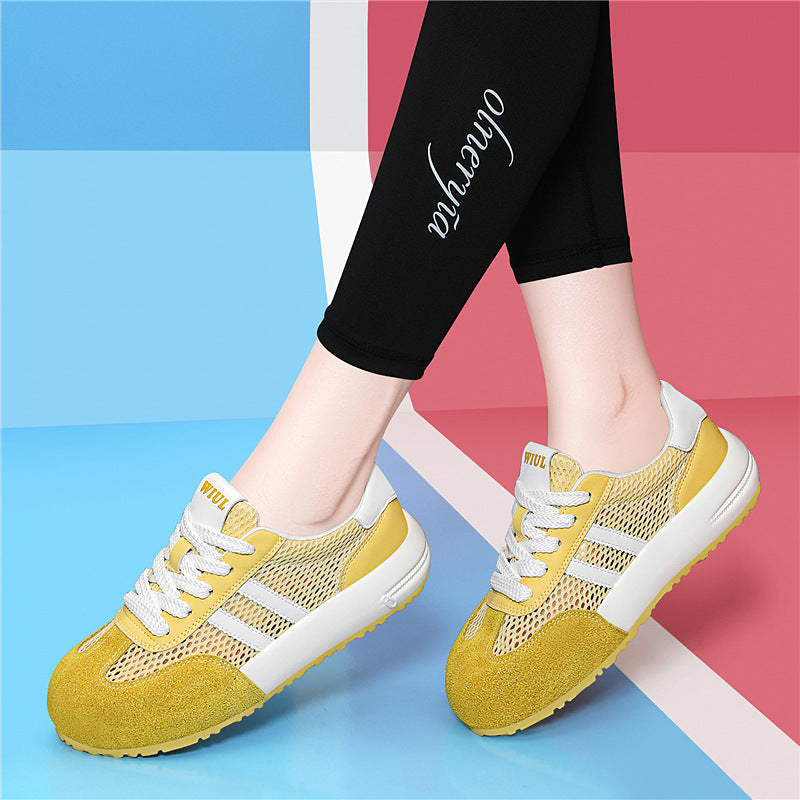Damen Sneaker Atmungsaktiv Bequem Laufsohle - BerlinGlamour