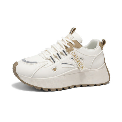 Damen Sneaker Sportlich Plattform Atmungsaktiv