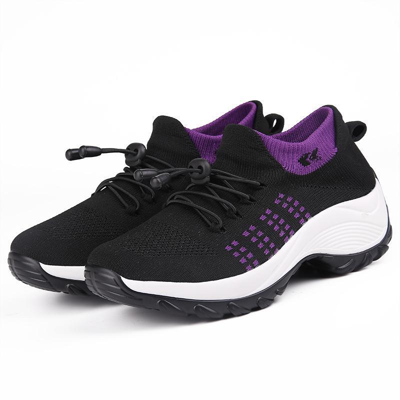 Damen Laufschuhe Atmungsaktiv mit Schnürsystem