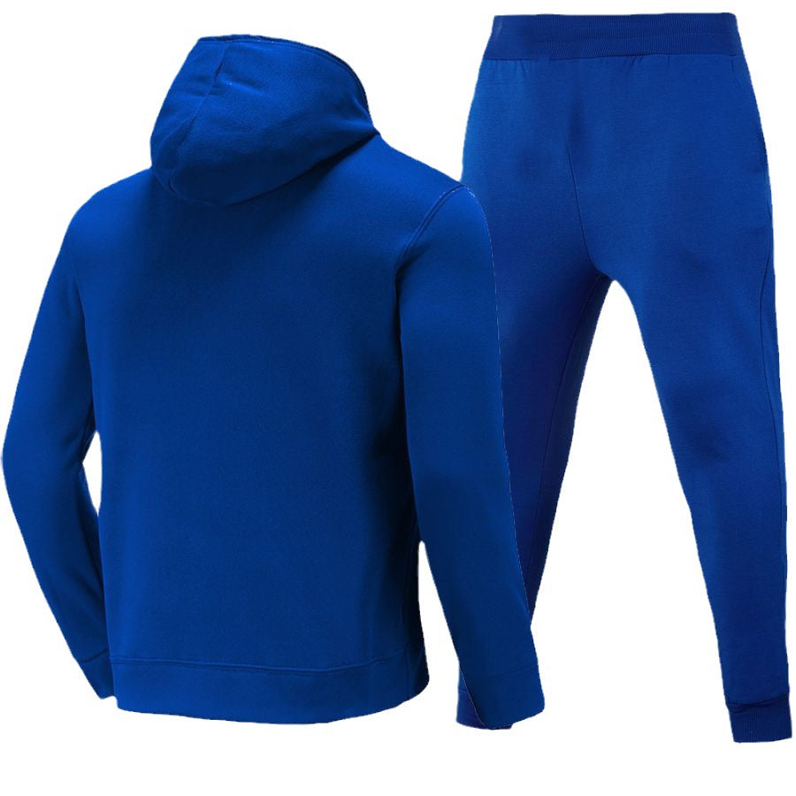 Herren Jogginganzug mit Kapuze Sternenmuster Set Schwarz Sportlich