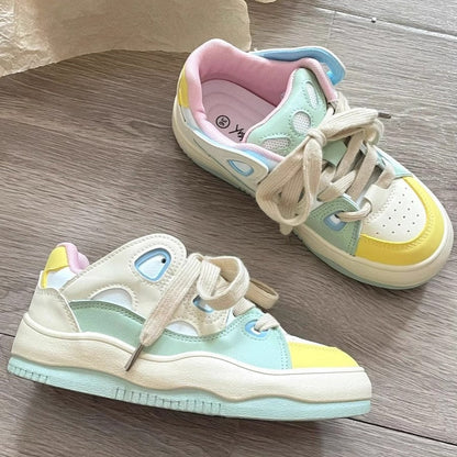 Sneakers Damen Bequem Atmungsaktiv Sportschuhe