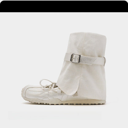 Damen Stiefel Wasserdicht Komfortabel Schnallenverschluss