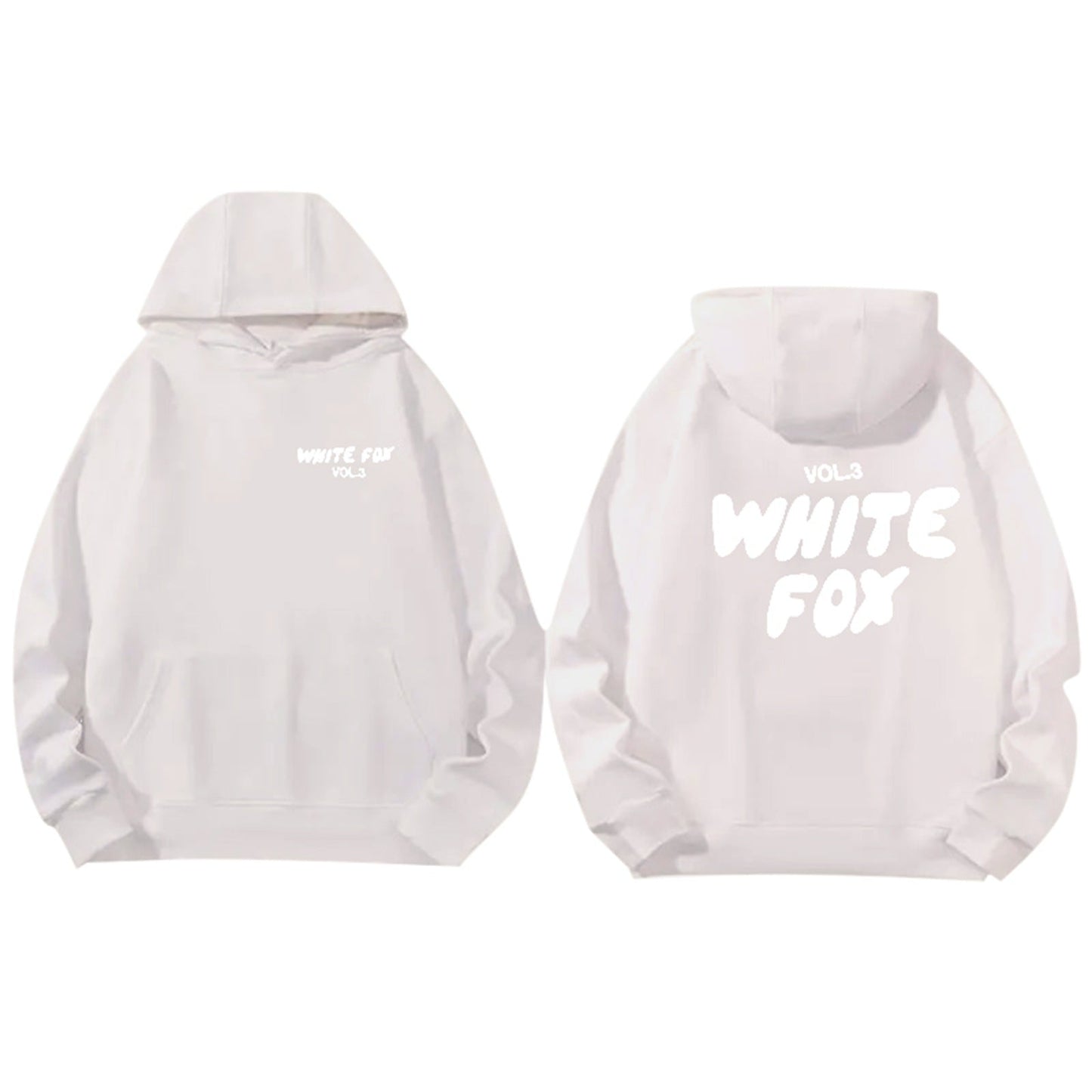 Lässiger Streetwear Hoodie Kapuzenpullover Schwarz Weiße Grafik