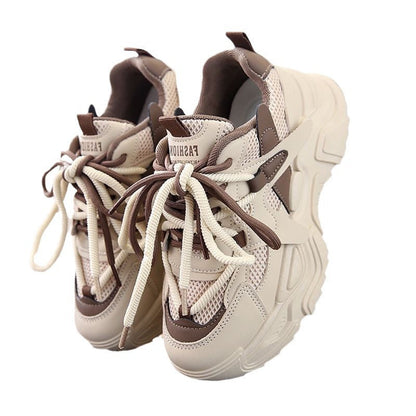Damen Sneaker Sportlich Chunky Trendy Schuhe