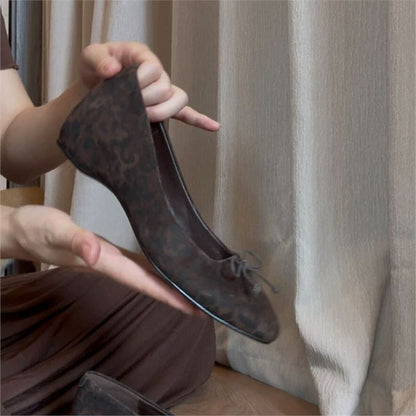 Damen Ballerinas Weich Wildleder Schnürsenkel