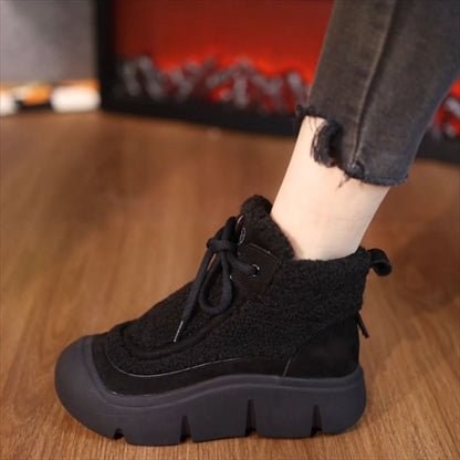 Damen Sneaker Winter Warm mit Kuschel-Innenfutter