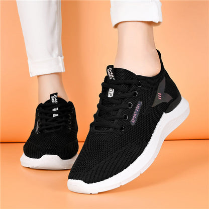 Damen Sneaker Sport Atmungsaktiv Flexibel Mesh