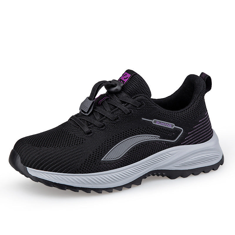Damen Laufschuhe Atmungsaktiv Komfortabel Schnellschnürsystem