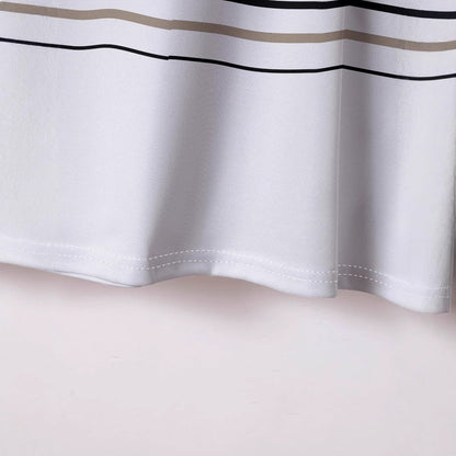 Herren Polohemd Streifenmuster Modern Slimfit