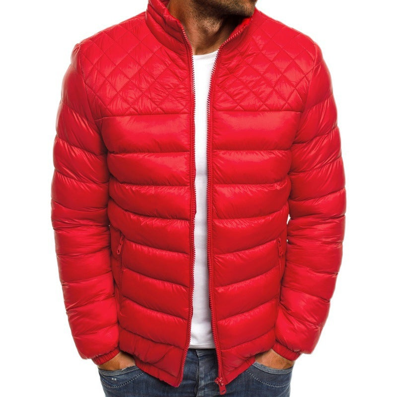 Herren Winterjacke Steppjacke Winddicht Isoliert