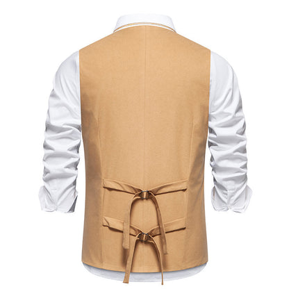 Herren Weste Modern Elegant mit Taschen