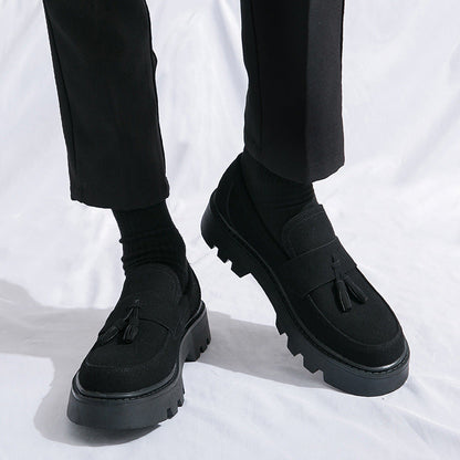 Damen Mokassins Robust mit Quasten Modisch Heidi Stil