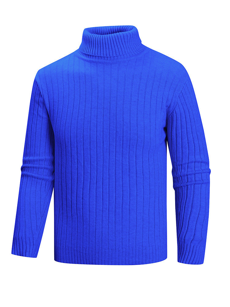 Herren Pullover Rollkragen Feinstrick Modern Style