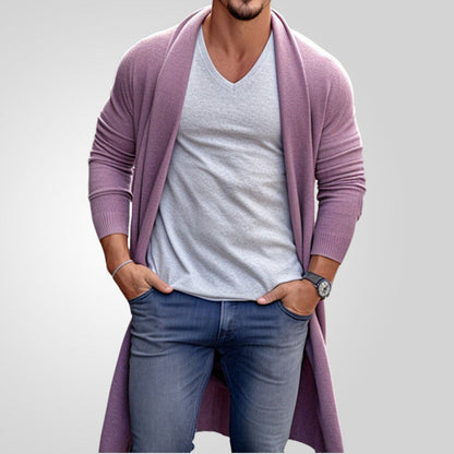 Herren Cardigan Lässig Offener Schnitt Modern Strick