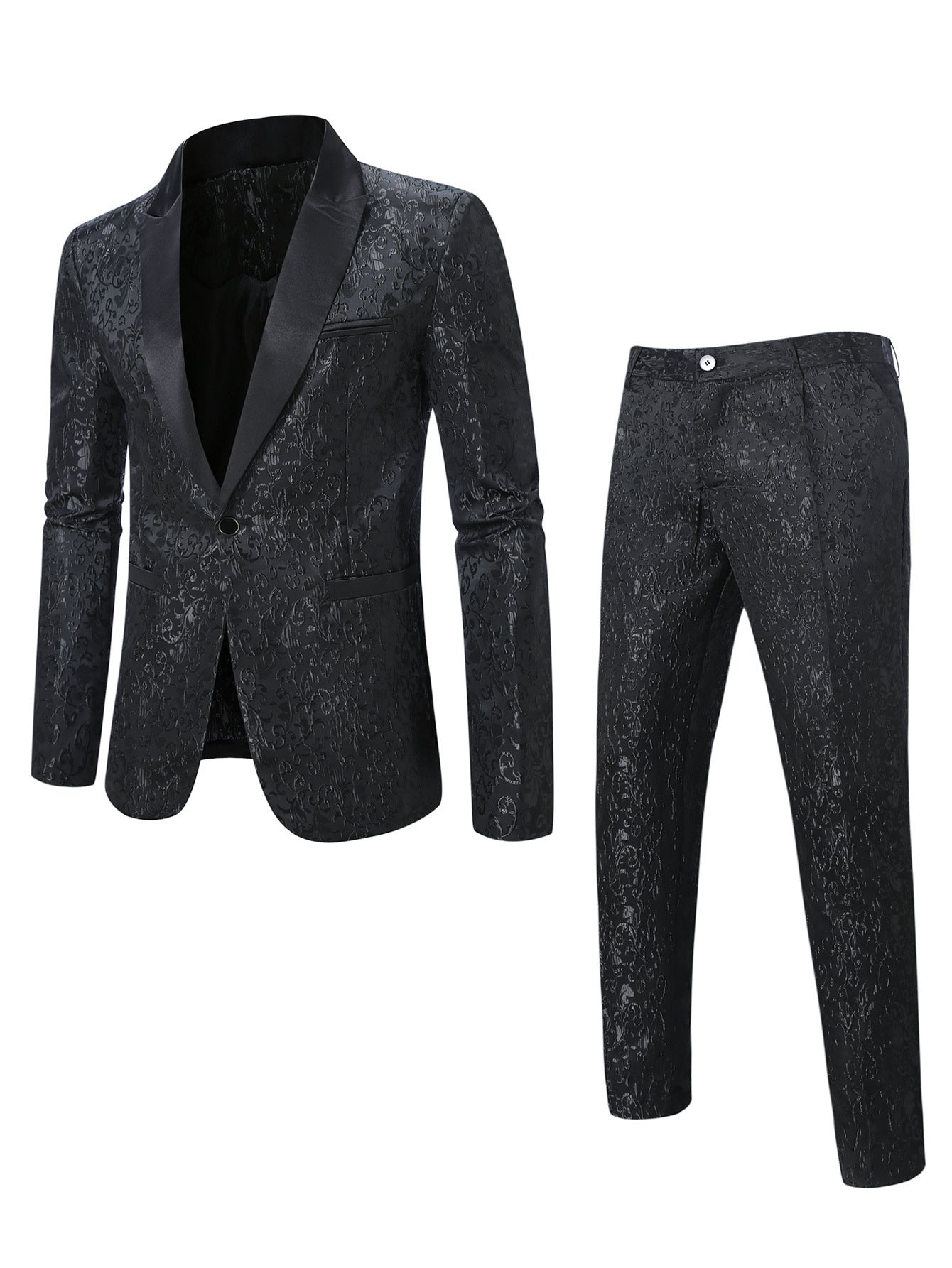 Herren Anzug Set Elegant mit Muster Modern