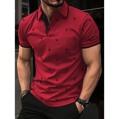 Herren Polo-Shirt Bedruckt Modern Berlin Style