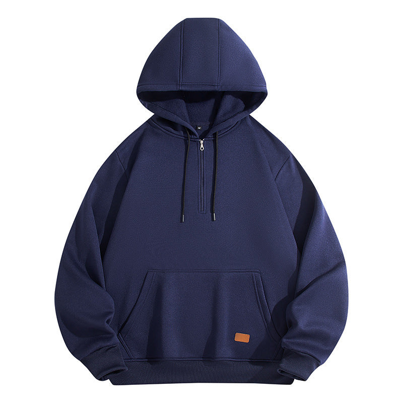 Herren Hoodie Bequem Halbzipper Modern Stylisch