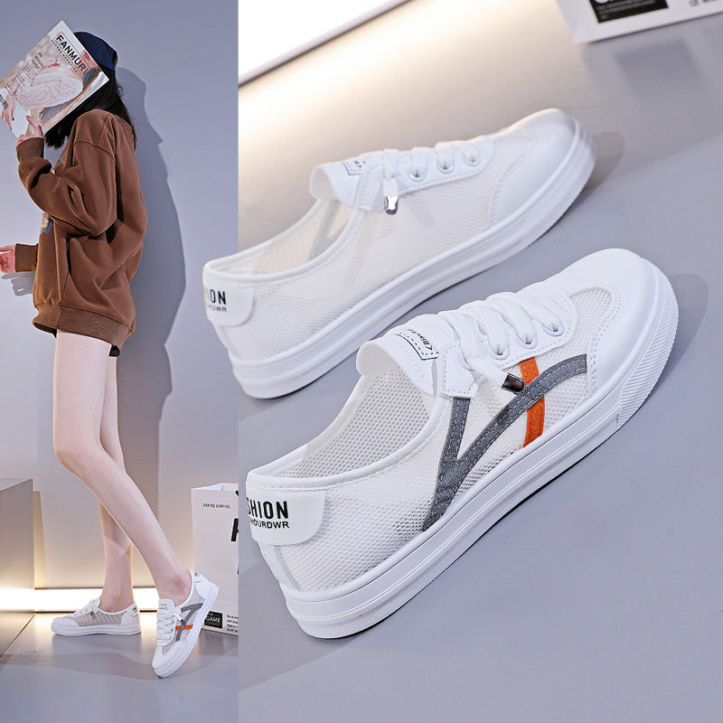Damen Sneaker Freizeitschuhe Atmungsaktiv Rutschfest Modern - BerlinGlamour