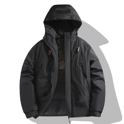 Herren Funktionsjacke Wasserdicht mit Kapuze Isolierung