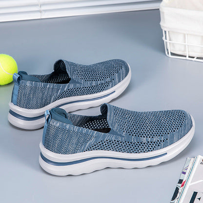 Damen Sneaker Slip-On Atmungsaktiv Comfort Mesh