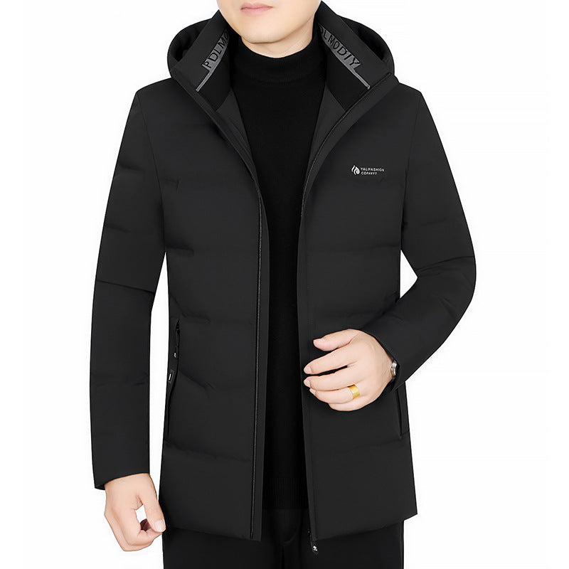 Herren Daunenjacke Warm Wasserabweisend