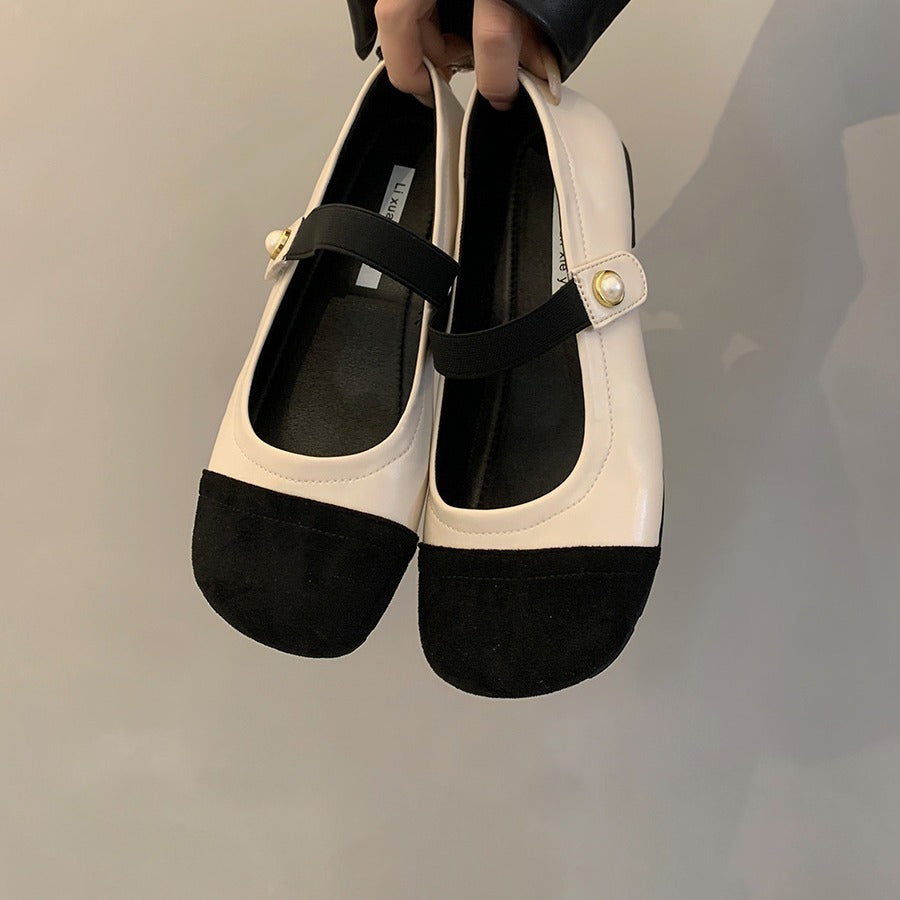 Damen Ballerinas Elegante Perlen Schuhe Modern - BerlinGlamour