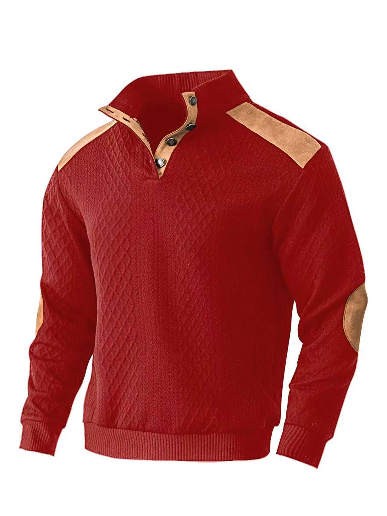 Herren Strickpullover Stehkragen Modern Trendig