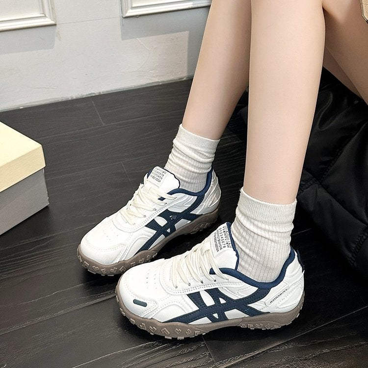Damen Sneaker Sportlich Atmungsaktiv mit Gummisohle