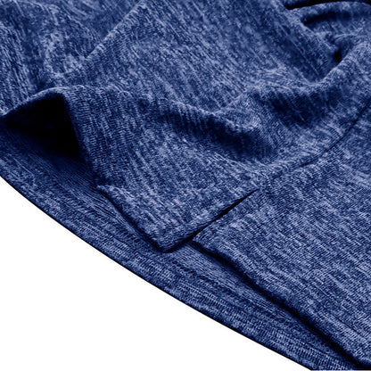Herren Langarmshirt Modern mit Kontrastknöpfen Ergonomisch