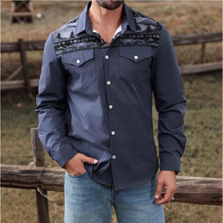 Männer Hemd mit Naturmotiv Berlin Style