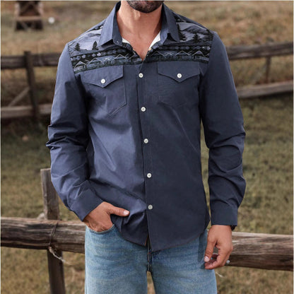 Männer Hemd mit Naturmotiv Berlin Style