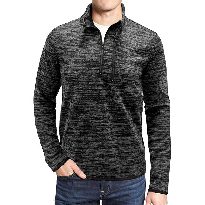 Herren Pullover Stehkragen Modern Berlin Style
