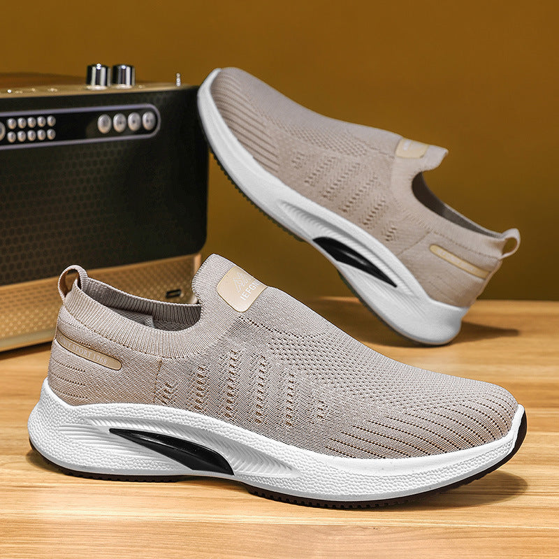 Damen Sneaker Bequem Atmungsaktiv Strick Obermaterial - BerlinGlamour