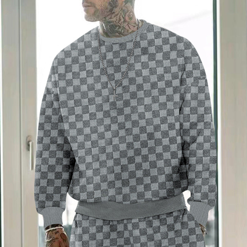 Herren Sweatshirt Bequem Elastisch Mit Stilvollem Design